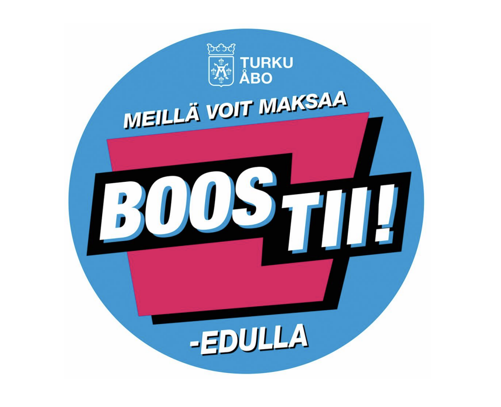 Meillä voit maksaa Buustii!-edulla.